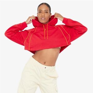 Air Jordan(WMNS) Crop Pullover Fleece Hoodie (size m)